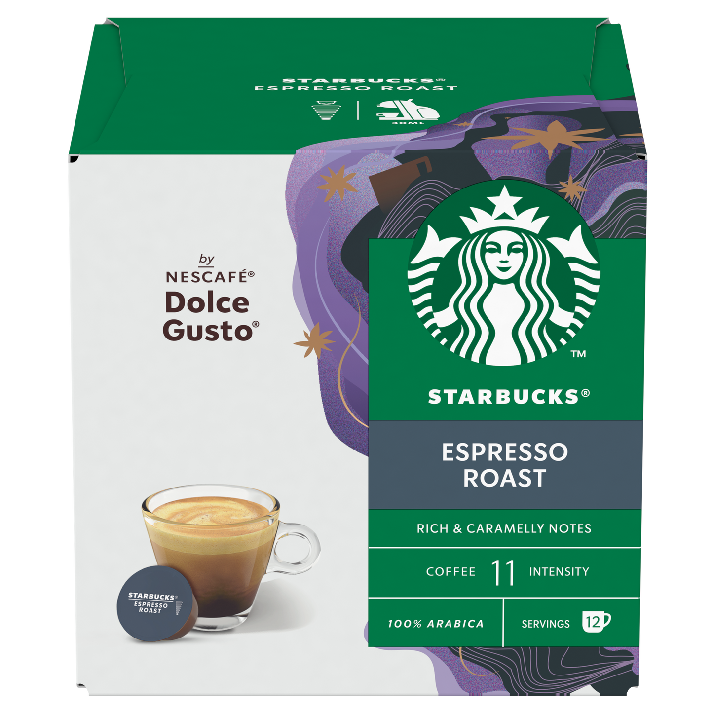 Starbucks by Nescafé Dolce Gusto | Dark Espresso Roast Coffee Capsules