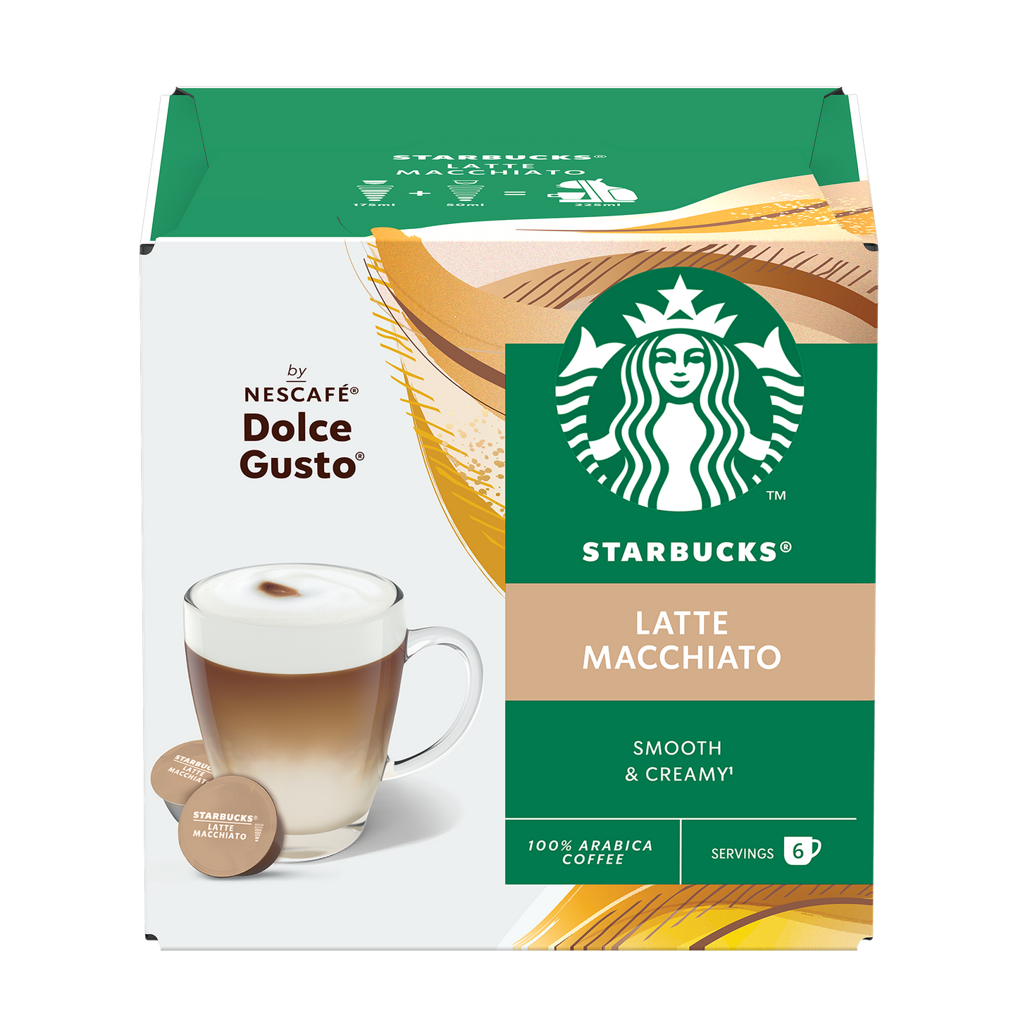 Starbucks by Nescafé Dolce Gusto | Latte Macchiato Coffee Capsules