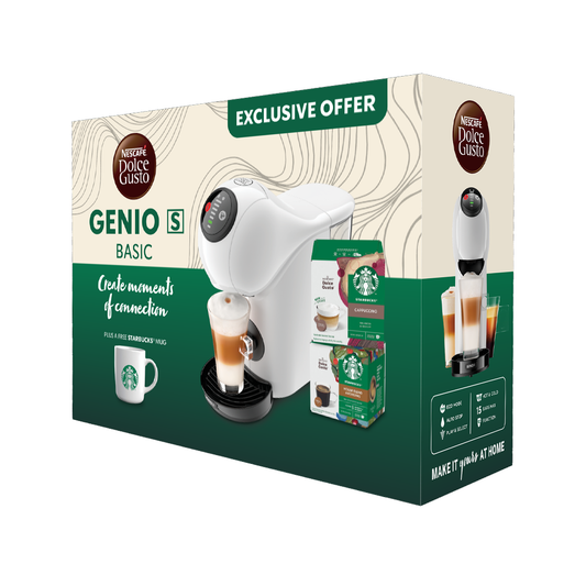 Nescafe Dolce Gusto Genio S Basic Bundle Coffee Machine GS9784 BUNDLE