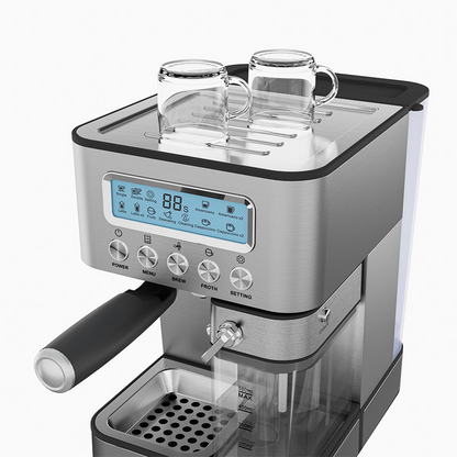 Bella Vita Espresso Coffee Machine with Milk Frothing System EM1302N