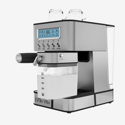 Bella Vita Espresso Coffee Machine with Milk Frothing System EM1302N