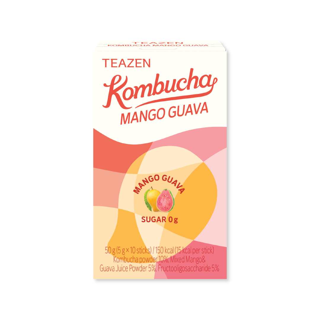 Teazen Kombucha Mango Guava 10T