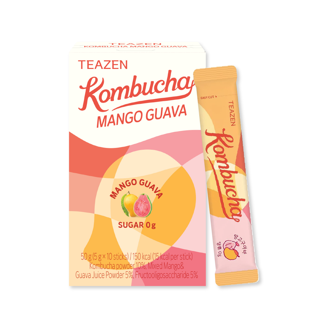Teazen Kombucha Mango Guava 10T