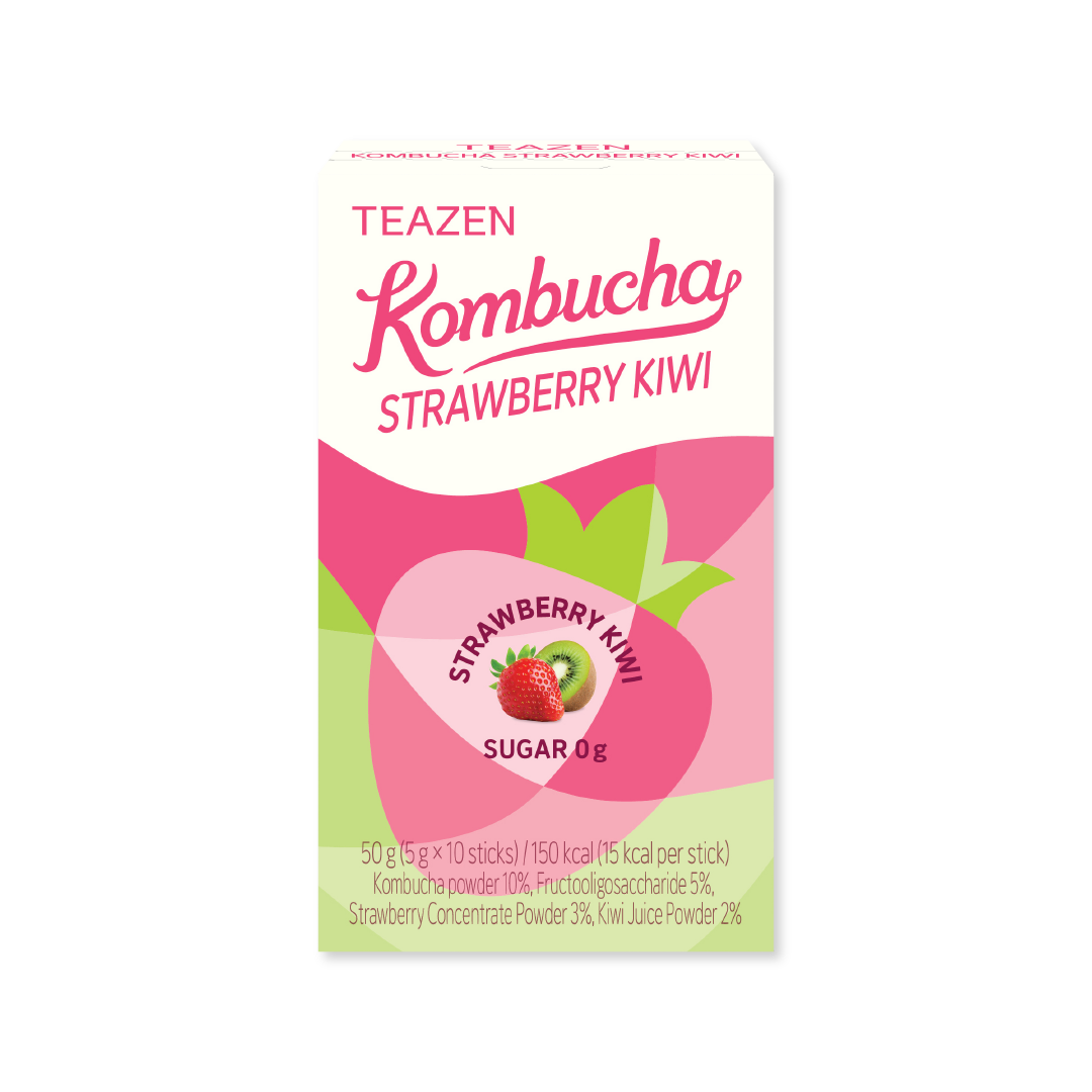 Teazen Kombucha Strawberry Kiwi 10T