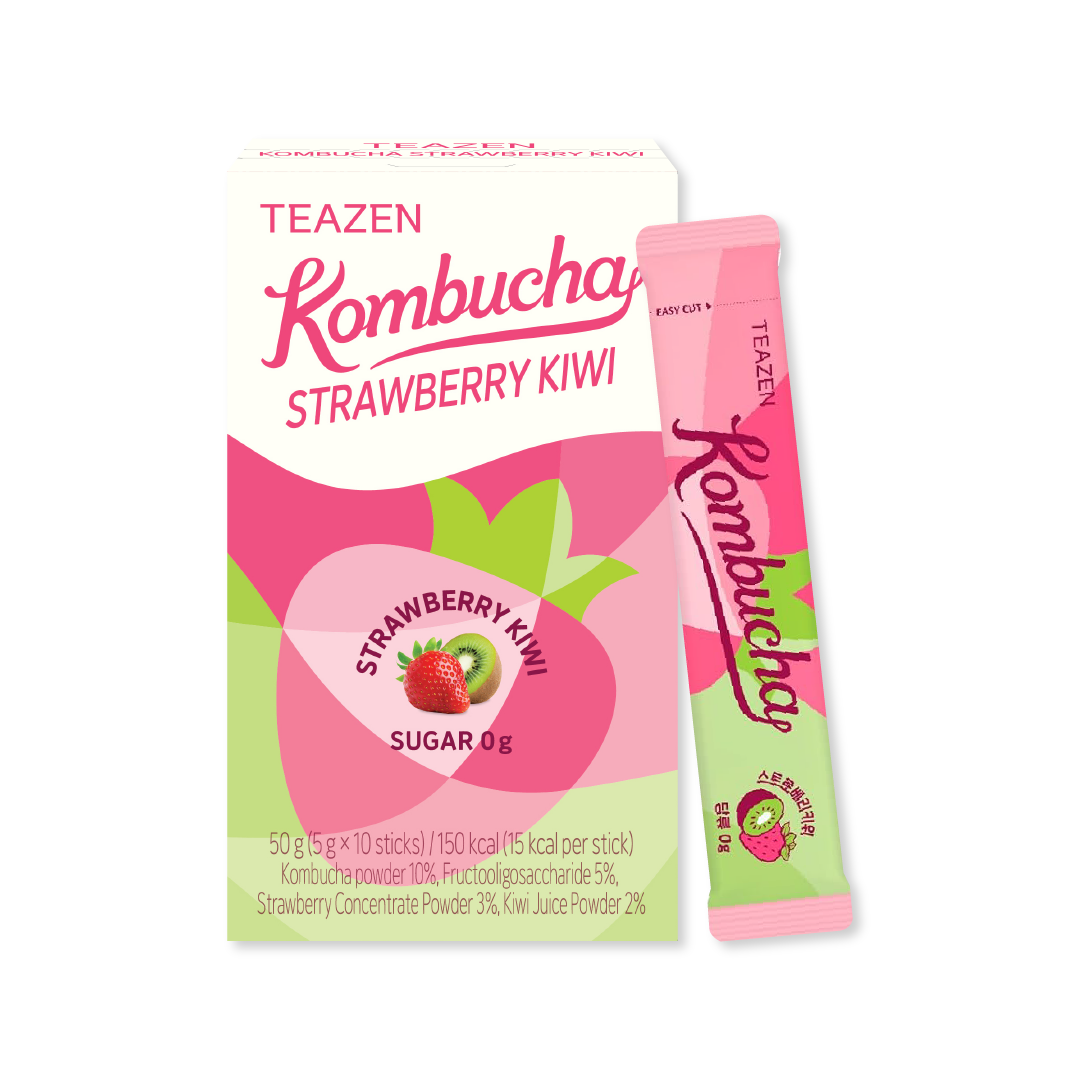 Teazen Kombucha Strawberry Kiwi 10T