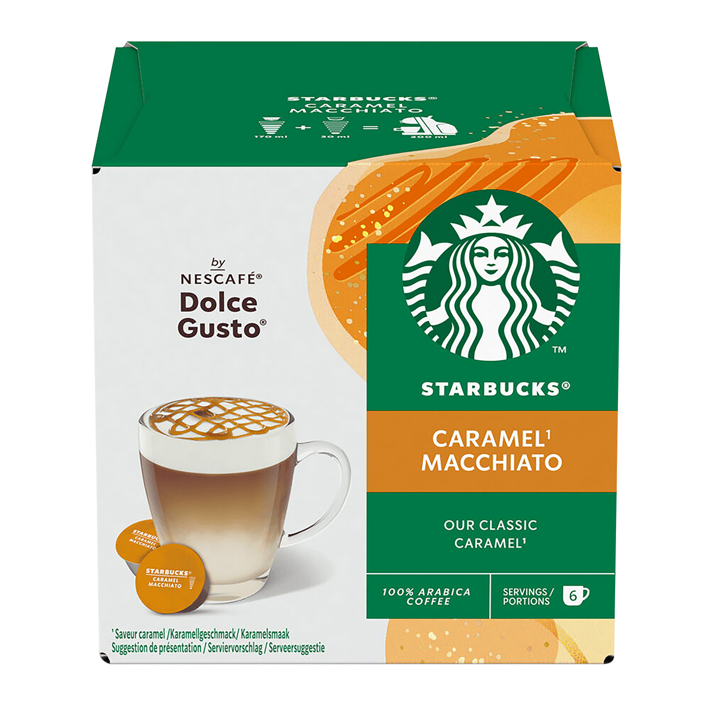 Starbucks by Nescafé Dolce Gusto | Caramel Macchiato Coffee Capsules