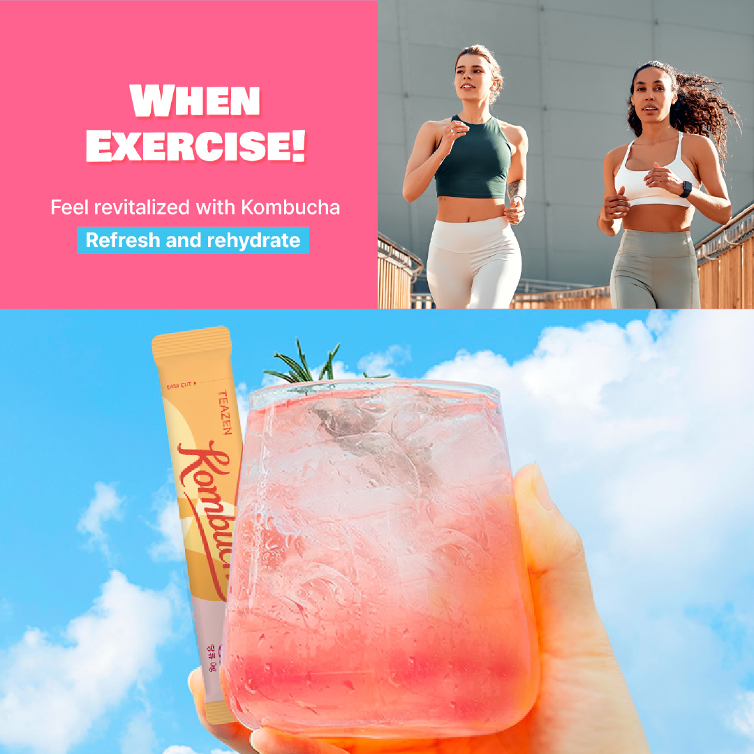 Teazen Kombucha Mango Guava 10T