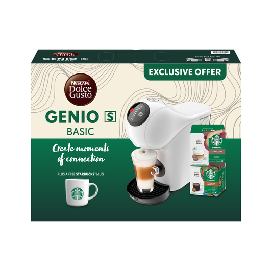 Nescafe Dolce Gusto Genio S Basic Bundle Coffee Machine GS9784 BUNDLE