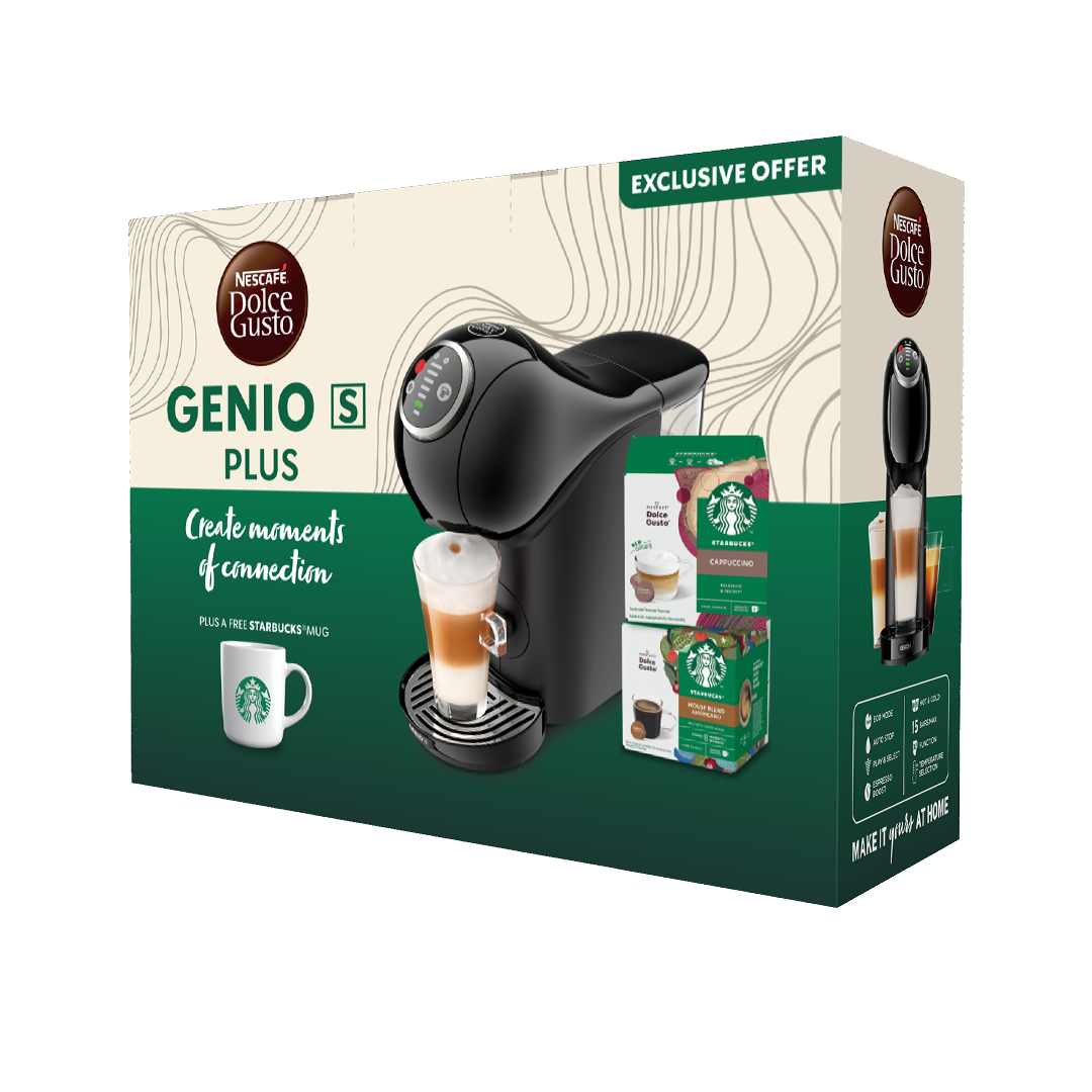Nescafé Dolce Gusto Genio S Plus Bundle Coffee Machine GS1003 BUNDLE